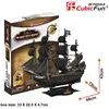 Image de Cubicfun Puzzle 3D Pirate et bateau Queen Anne (155 pièces)