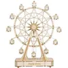 Image de Robotime Puzzle 3D Grande roue 33,8 cm en bois naturel 232 pièces