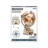Image de Puzzle 3D en bois Rokr Globe lumineux à LED