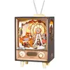 Image de Rolife, Boîte à musique, Téléviseur rétro Boîte à musique Kit de construction en bois