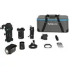 Image de Nanlite Forza 60B II Bi-Colour LED Light (FM Mount) w/ Projector 19 (NL-FZ60BII-K1-PJ), Lumière continue, Noir