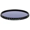Image de JJC F NDV77 Filtre ND variable (ND2 400) (77 mm, Filtre gris neutre), Filtre photo, Noir