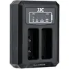 Image de JJC Olympus DCH BLS5 Chargeur de batterie double USB (voor Olympus BLS 1/BLS 5/BLS 50) (Chargeur de batterie d'appareil photo), Alimentation pour appareil photo, Noir