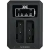 Image de JJC Fuji DCH NP95 USB Dual BatteryCharger (pour Fujifilm NP 95 / Ricoh DB 90) (Chargeur de batterie d'appareil photo), Alimentation pour appareil photo, Noir