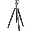 Image de Sirui T-1004XL + E-10 tripode Caméras numériques/films 3 leg(s) Noir (Métal), Trépied, Noir