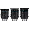 Image de Sirui Jupiter Set de 3 objectifs 24mm/35mm/50mm T2 Macro Cinéma plein format Monture PL (Arri PL, Plein format), Objectif, Noir