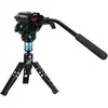 Image de Sirui P-325FL Monopode carbone 178 cm avec colonne d'orientation + colonne vidéo VA-5 (Carbone, Métal), Trépied, Noir