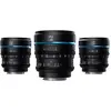 Image de Sirui Nightwalker 24 35+55mm T1.2 S35 MF Cine Lens Bundle X-Mount (Fujifilm X, APS-C / DX, Plein format), Objectif, Noir