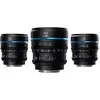 Image de Sirui MS-3SMB Night Walker 24+35+55mm T1.2 S35 Cine Objective Set (Micro Four Thirds, APS-C / DX), Objectif, Noir