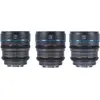 Image de Sirui Nightwalker 24 35+55mm T1.2 S35 MF Cine Lens Bundle M4/3-Mou (Micro Four Thirds, APS-C / DX), Objectif, Gris