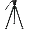 Image de Sirui SVS60 + S3 Rapid System Ein-Schritt Höhenverstellbares Video-Stativ-Kit (Carbone, Métal), Trépied, Gris, Noir