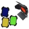 Image de BD-07 Grille nid d'abeille + 4 Filtres colorés pour tête cobra AD200