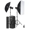 Image de Godox Kit de studio QT600IIIM C Duo (Set, 600 Ws), Flash studio, Blanc
