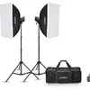 Image de Godox MS200V F Dual Studio Flash Kit (Set, 200 Ws), Flash studio, Noir