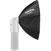 Image de Godox LM-S25 - Octa Softbox for Lux Master (Boîte à lumière, 25 cm), Boîte à lumière + réflecteur