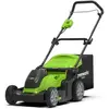 Image de Greenworks, Tondeuse à gazon, G40LM41 (Fonctionnement sur batterie)