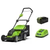 Image de Greenworks - Tondeuse À Gazon Sur Batterie Greenworks 40v Avec Batterie 4ah Et Chargeur