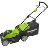 Image de Greenworks, Tondeuse à gazon, G40LM41K4 (Fonctionnement sur batterie)