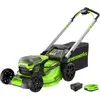 Image de Greenworks, Tondeuse à gazon, Tondeuse à gazon (Fonctionnement sur batterie)