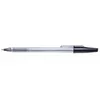 Image de Stylo Bille transparent Pte Moyenne 1mm Noir