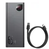 Image de 4Smarts Batterie externe à affichage numérique en métal Adaman 20000mAh 65W noir