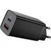 Image de Baseus GaN2 Lite Quick ChargerC+U 65W EU Noir (65 W, 1 portion), Chargeur USB, Noir