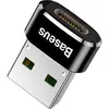 Image de Baseus CAAOTG-01 (USB-A, 1.70 cm), Adaptateur données + vidéo, Noir