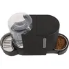 Image de Distributeur de croquettes et d'eau M.PETS DUPLO 1,3kg/3L - 40x16.2x29.1 cm - Noir