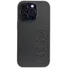 Image de Audi Étui rigide en cuir synthétique pour iPhone 14 Pro 6.1" czarny/black AU-TPUPCIP14P-TT/D1-BK (Apple iPhone 14 Pro), Coque pour téléphone portable, Noir