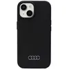Image de Audi Étui silicone iPhone 15 Plus 6.7" czarny/black hardcase AU-LSRIP15M-Q3/D1-BK (Apple iPhone 14 Plus, Apple iPhone 15 Plus), Coque pour téléphone portable, Noir