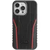 Image de Audi Coque en cuir véritable MagSafe iPhone 15 Pro Max 6.7" czarno-czerwony/noir-rouge AU-TPUPCMIP15 (Apple iPhone 15 Pro Max), Coque pour téléphone portable, Noir, Rouge