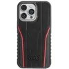 Image de Audi Coque en cuir véritable MagSafe iPhone 14 Pro 6.1" czarno-czerwony/noir-rouge AU-TPUPCMIP14P-R8 (Apple iPhone 14 Pro), Coque pour téléphone portable, Noir, Rouge