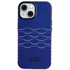 Image de Audi IML MagSafe Étui pour iPhone 15 / 14 / 13 6.1" niebieski/bleu marine AU-IMLMIP15-A6/D3-BE (Apple iPhone 15), Coque pour téléphone portable, Bleu