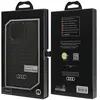 Image de Audi Étui rigide en cuir synthétique MagSafe pour iPhone 16 Pro 6.3" czarny/black AU-TPUPCMIP16P-GT/D3-BK (Apple iPhone 16 Pro), Coque pour téléphone portable, Noir