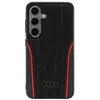 Image de Audi Véritable cuir MagSafe S921 czarno-czerwony/black-red hardcase AU-TPUPC-R8/D3-RD (Samsung Galaxy S24), Coque pour téléphone portable, Rouge, Noir