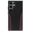 Image de Audi Véritable cuir MagSafe S928 czarno-czerwony/black-red hardcase AU-TPUPCU-R8/D3-RD (Samsung Galaxy S24 Ultra), Coque pour téléphone portable, Rouge, Noir