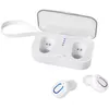 Image de Ecouteurs Microphone stéréo Twins 5.0 pour Samsung S10 Bluetooth, Sans Fil - In-Ear - blanc