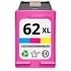 Image de Cartouche compatible HP 62XL couleur - 123CONSOMMABLES