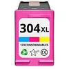 Image de 123CONSOMMABLES - 304XL - Cartouches d'encre 304 XL Compatible pour HP Envy 5030 5032 5020 5010 Deskjet 3762 2620 2632 3720 3730 3733 3735 3760(1 Noir)