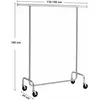 Image de Songmics, Garde-robe + portant, Milo