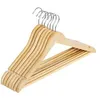Image de Cintres en bois d'érable SONGMICS Longueur 44,5 cm, pivotante à 360 degrés Naturel CRW001-20