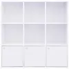 Image de Songmics, Étagère, Étagère à livres (97.50 x 30 x 97.50 cm)