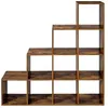 Image de etagère home - 129.5 x 129.5 x 29 cm - marron