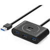 Image de Ugreen Hub de données 4 en 1 USB-A 3.0 (USB-A, 4 ports), Station d'accueil + hub USB, Noir