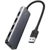 Image de Ugreen 4 Port-C Hub (USB-C, 4 ports), Station d'accueil + hub USB, Gris