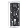Image de Usams Banque d'alimentation avec affichage (9000 mAh, 22.50 W, 32.40 Wh), Chargeur de secours, Transparent, Blanc
