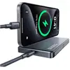 Image de Usams Powerbank CY Series CD242 10000mAh 20W Magnetic Wireless titanium (10000 mAh, 20 W, 20 Wh), Chargeur de secours, Noir