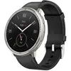 Image de Montre connectée Amazfit Active 2 NFC Bluetooth Gris avec bracelet en cuir Noir + bracelet sport en silicone Rouge