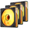 Image de Jonsbo ZK-120B Ventilateur 3en1 - A-RGB, noir (120 mm, 3x), Ventilateur PC, Noir
