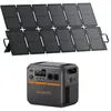 Image de Kit BLUETTI Premium 200 V2(AC270P) avec Panneau Solaire 500W - 2073.6Wh, Générateur solaire 4x2700W